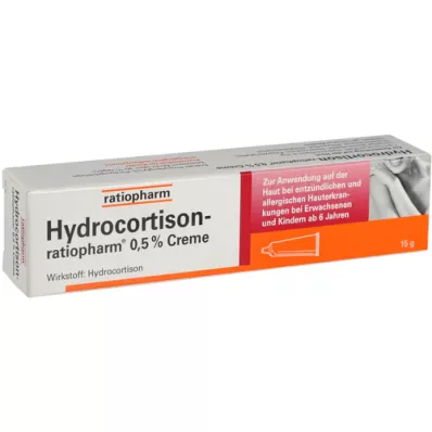 HYDROCORTISON-ratiopharm 0,5% krēms, 15 g