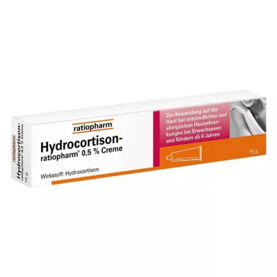 HYDROCORTISON-ratiopharm 0,5% krēms, 15 g