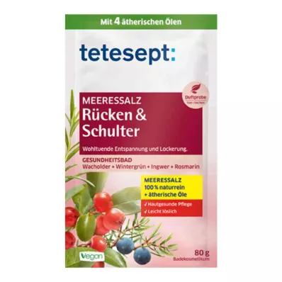 Tetesept jūras sāls mugura & plecs (80 g) Tetesept jūras sāls mugura & plecs (80 g)