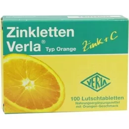 ZINKLETTEN Verla apelsīnu pastilas, 100 kapsulas