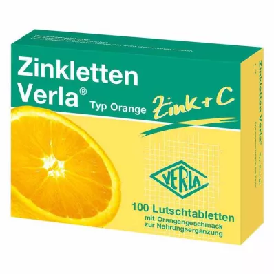 Zinkletten Verla Orange losēnas, 100 gab