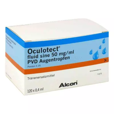 Oculotect fluid sine Pvd acu pilieni (120x0,4 ml)