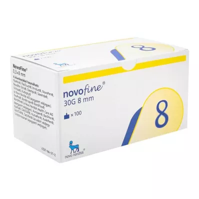 Novofine 8 kanulas 0,30x8 mm TW, 100 gab Novofine 8 kanulas 0,30x8 mm TW, 100 gab
