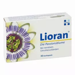 LIORAN Pasifloru ziedu cietās kapsulas, 30 gab