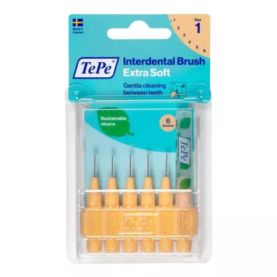 Tepe starpzobu birste x-soft 0.45mm, 6gab Tepe starpzobu birste x-soft 0.45mm, 6gab