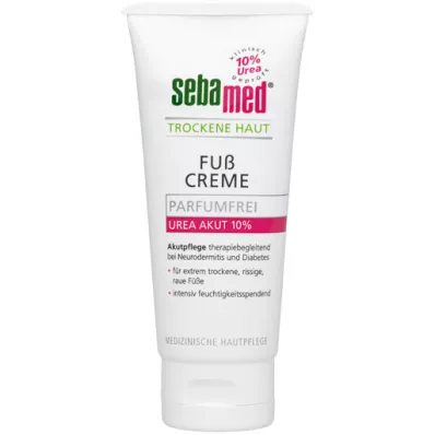 SEBAMED Sausas ādas kāju krēms bez smaržām Urea 10%, 100 ml SEBAMED Sausas ādas kāju krēms bez smaržām Urea 10%, 100 ml