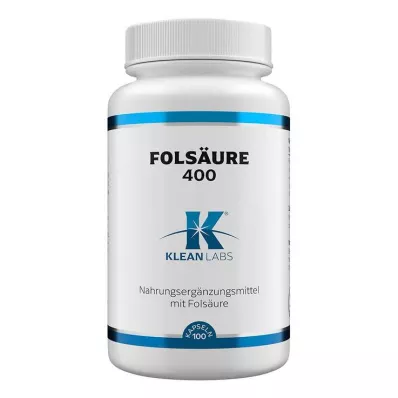 Folijskābe 400 µg kapsulas, 100 gab