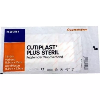 CUTIPLAST Plus sterils 10x19,8 cm pārsējs, 1 gab