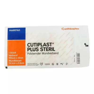 Cutiplast Plus sterils 10x19,8 cm pārsējs, 1 gab