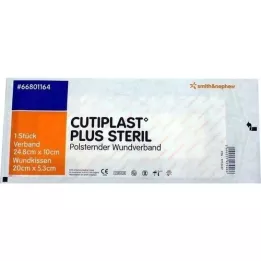 CUTIPLAST Plus sterils 10x24,8 cm pārsējs, 1 gab