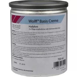 WOLFF Puscieta bāzes krēms, 700 ml