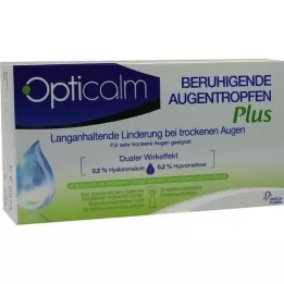 OPTICALM Nomierinoši acu pilieni Plus vienreizējā devā, 20X0,5 ml