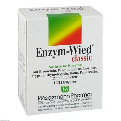 ENZYM WIED Classic Dragees, 120 kapsulas