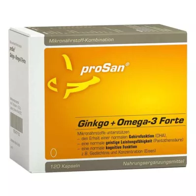 Prosan Ginkgo + Omega-3 Forte kapsulas, 120 gab Prosan Ginkgo + Omega-3 Forte kapsulas, 120 gab
