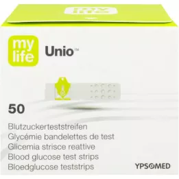 MYLIFE Unio glikozes līmeņa noteikšanas lentītes, 50 gab