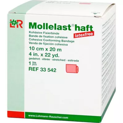 MOLLELAST pašlīmējoši pārsēji bez lateksa 10 cmx20 m sarkani, 1 gab MOLLELAST pašlīmējoši pārsēji bez lateksa 10 cmx20 m sarkani, 1 gab