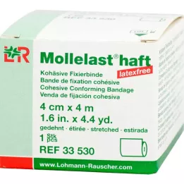 MOLLELAST līmbends bez lateksa 4 cmx4 m, balts, 1 gab
