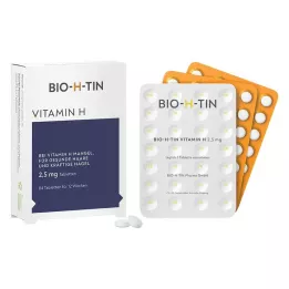 BIO-H-TIN H vitamīns 2,5 mg 12 nedēļas tabletes, 84 gab