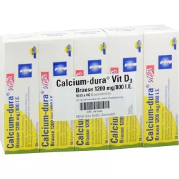 CALCIUM DURA Vit D3 effervescent 1200 mg/800 I.U., 50 gab