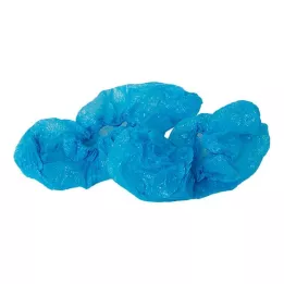 EINMAL ÜBERSCHUHE Plastmasas zils, 10 gab