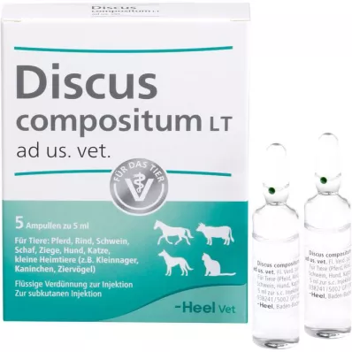 DISCUS compositum LT ad us.vet.ampulas, 5 gab