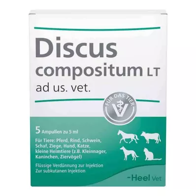 DISCUS compositum LT ad us.vet.ampulas, 5 gab DISCUS compositum LT ad us.vet.ampulas, 5 gab