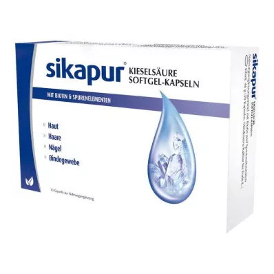SIKAPUR Silīcijskābes mīkstās želejas kapsulas ar biotīnu, 30 gab