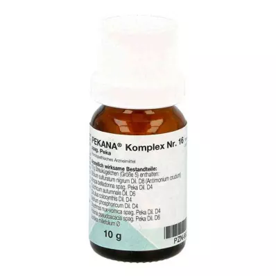 PEKANA Komplekss Nr.16 spag.Peka globules, 10 g PEKANA Komplekss Nr.16 spag.Peka globules, 10 g