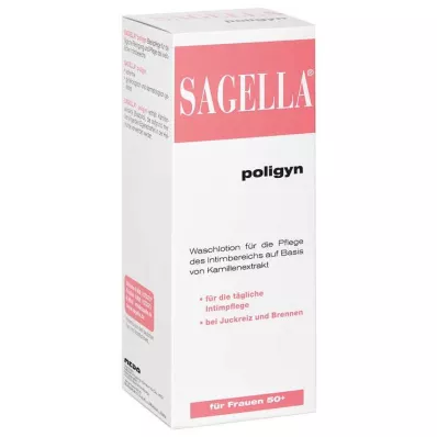 SAGELLA poligyn intīmās mazgāšanas losjons sievietēm 50+, 250 ml