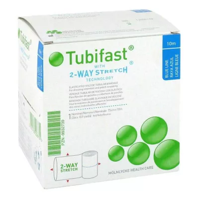 TUBIFAST Divvirzienu stiegrojums 7,5 cmx10 m, zils, 1 gab