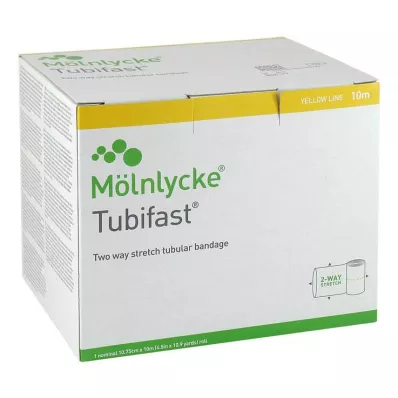 TUBIFAST Divvirzienu strēme 10,75 cmx10 m dzeltena, 1 gab