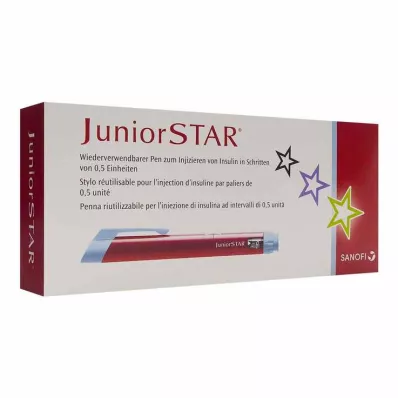Juniorstar injekcijas ierīce sarkana, 1 gab Juniorstar injekcijas ierīce sarkana, 1 gab