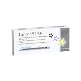 JUNIORSTAR Injekcijas ierīce sudraba krāsā, 1 gab