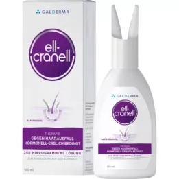 ELL-CRANELL 250 mikrogramu/ml šķīdums uzklāšanai uz galvas, 100 ml