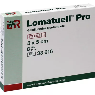 LOMATUELL Pro 5x5 cm sterils, 8 gab