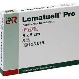 LOMATUELL Pro 5x5 cm sterils, 8 gab