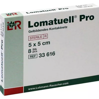 LOMATUELL Pro 5x5 cm sterils, 8 gab LOMATUELL Pro 5x5 cm sterils, 8 gab