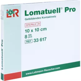 LOMATUELL Pro 10x10 cm sterils, 8 gab
