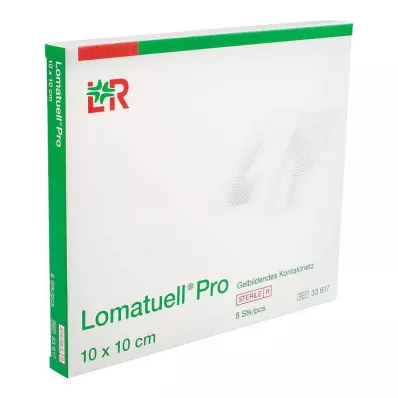 LOMATUELL Pro 10x10 cm sterils, 8 gab LOMATUELL Pro 10x10 cm sterils, 8 gab