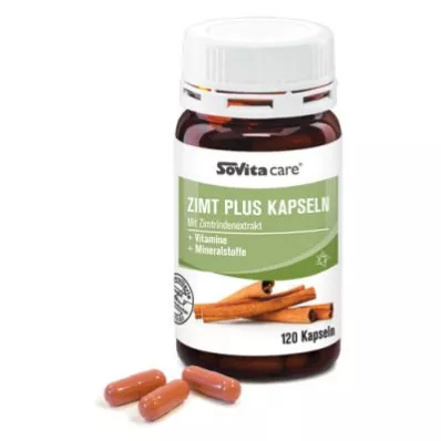 Sovita care kanēlis plus kapsulas (120 gab.)