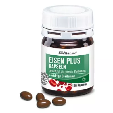 SOVITA CARE Dzelzs Plus kapsulas, 150 kapsulas