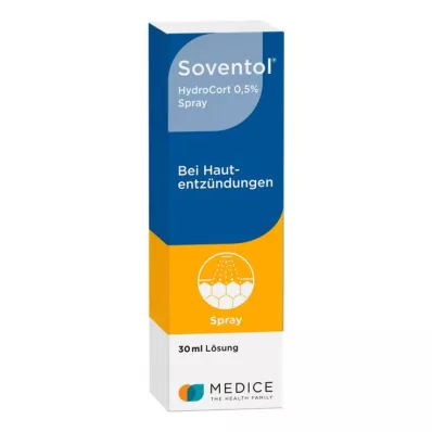 SOVENTOL Hydrocort 0,5% aerosols, 30 ml SOVENTOL Hydrocort 0,5% aerosols, 30 ml