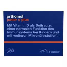 ORTHOMOL Junior C plus granulas, 7 gab
