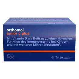 ORTHOMOL Junior C plus košļājamās tabletes meža augļi, 30 gab