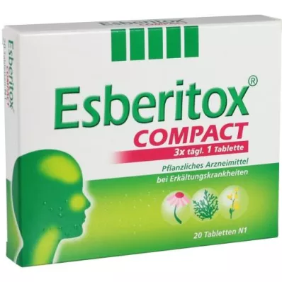 ESBERITOX COMPACT Tabletes, 20 gab