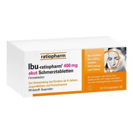 IBU-RATIOPHARM 400 mg akūtu sāpju apvalkotās tabletes, 50 gab