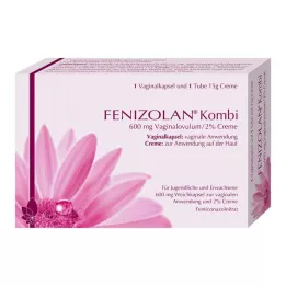 FENIZOLAN Combi 600 mg maksts ziede+2% krēms, 1 P