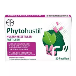 PHYTOHUSTIL Pretsāpju pastilas, 20 gab