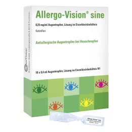 ALLERGO-VISION sine 0,25 mg/ml AT vienā devā, 10X0,4 ml