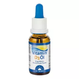 VITAMIN D3 ÖL Dr Jacobs pilieni, 20 ml